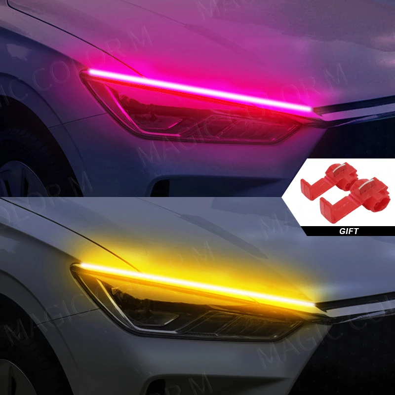 2 PCS Flexible LED Daytime Running Lights 8 2 PCS Flexible LED Daytime Running Lights - Image 8