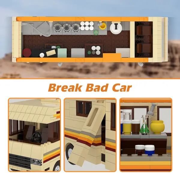 Breaks Bad RV Model Building Set 691 PCS - Image 3