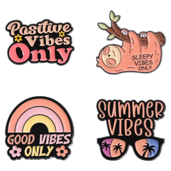 Cute Sloth Enamel Pins for Summer Vibes - Image 11