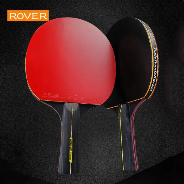 Professional Table Tennis Racket Set with Case - Image 2