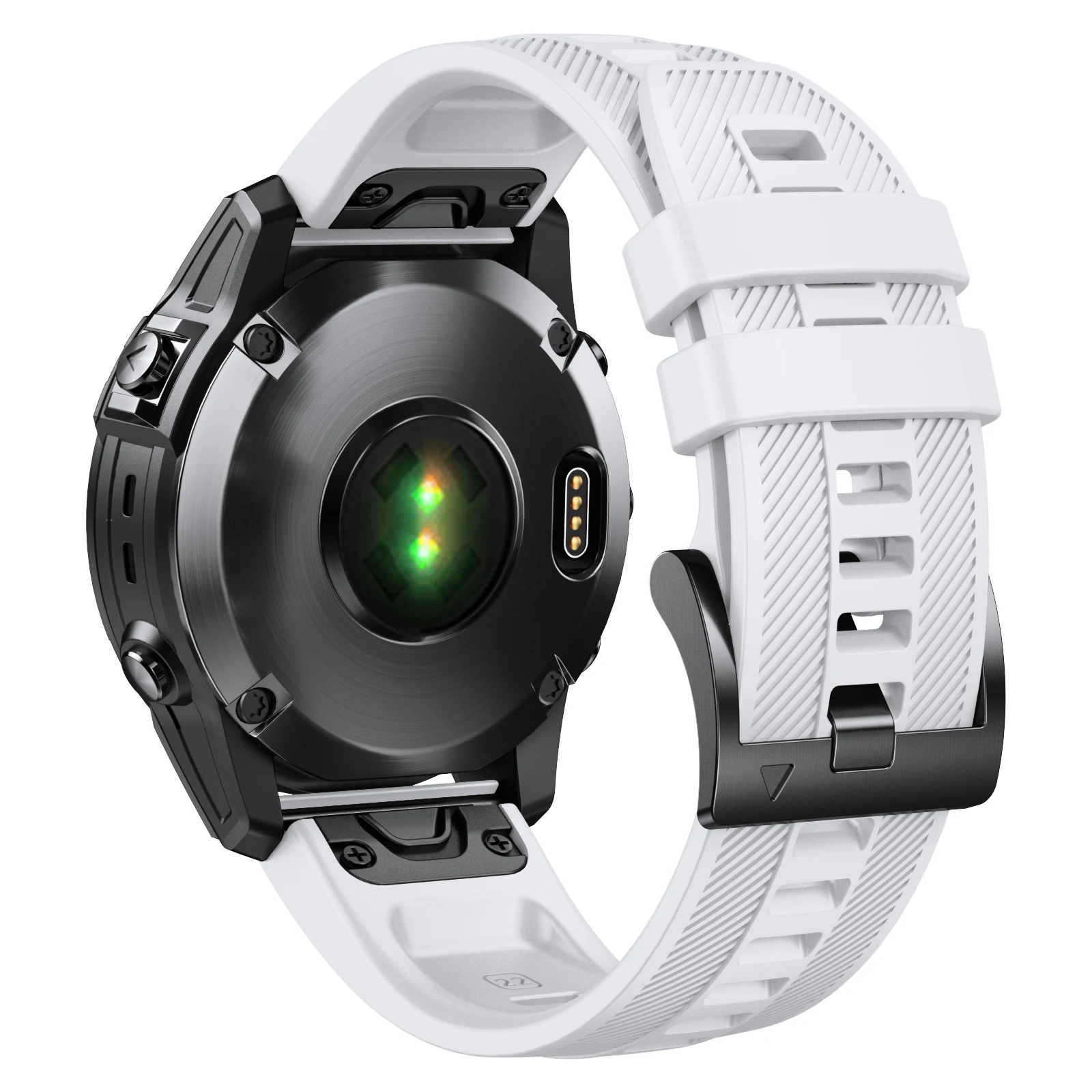 QuickFit 22mm Silicone Strap for Garmin Watches 7 QuickFit 22mm Silicone Strap for Garmin Watches - Image 7