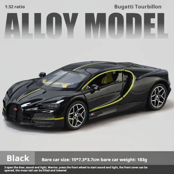 1/32 Bugatti Divo Diecast Model Car - Image 9