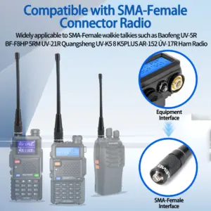 Baofeng BF-701 PRO Dual Band Antenna 20cm 13 S5292076da9ea46479a179ac18e75fb83F