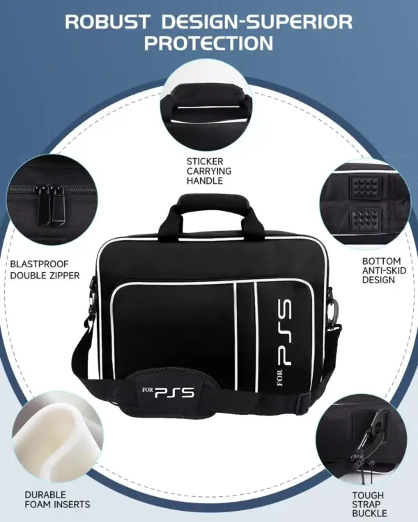 PS5 Carrying Case for Console and Accessories - Image 3