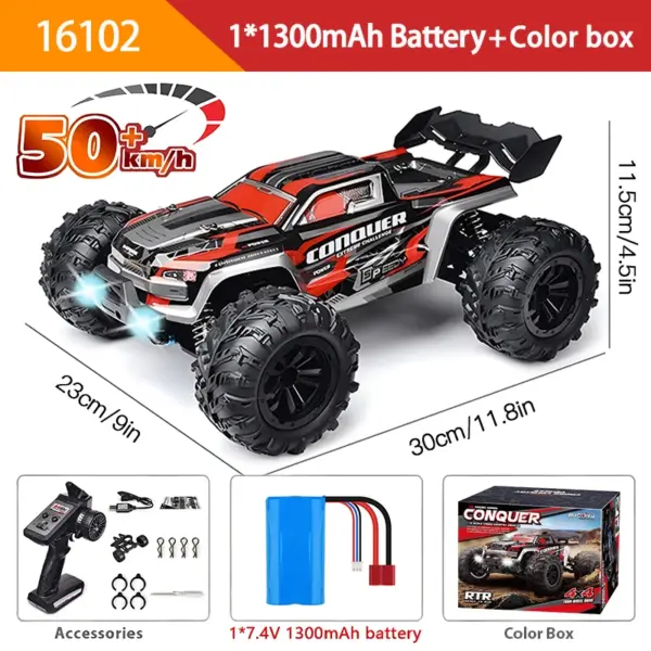 1:16 High Speed 4WD RC Car 70KM/H Drift - Image 11