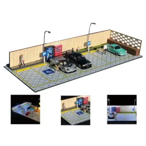 1:64 Scale LED Car Garage Diorama Model 62 S52b1579e4e704b07a9c4c8c972f039f64 2