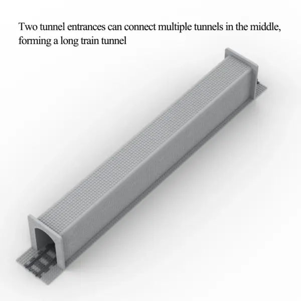 Creative City Train Tunnel Building Blocks Set - Image 6