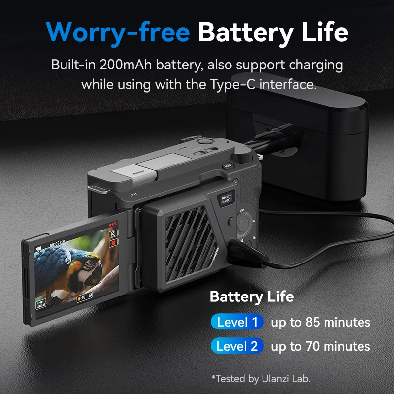 Ulanzi CA25 Camera Cooling System Fan 4 Ulanzi CA25 Camera Cooling System Fan - Image 4