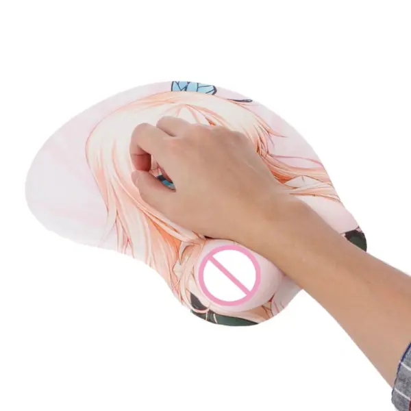 3D Silicone Anime Mouse Pad with Wrist Support - Image 4