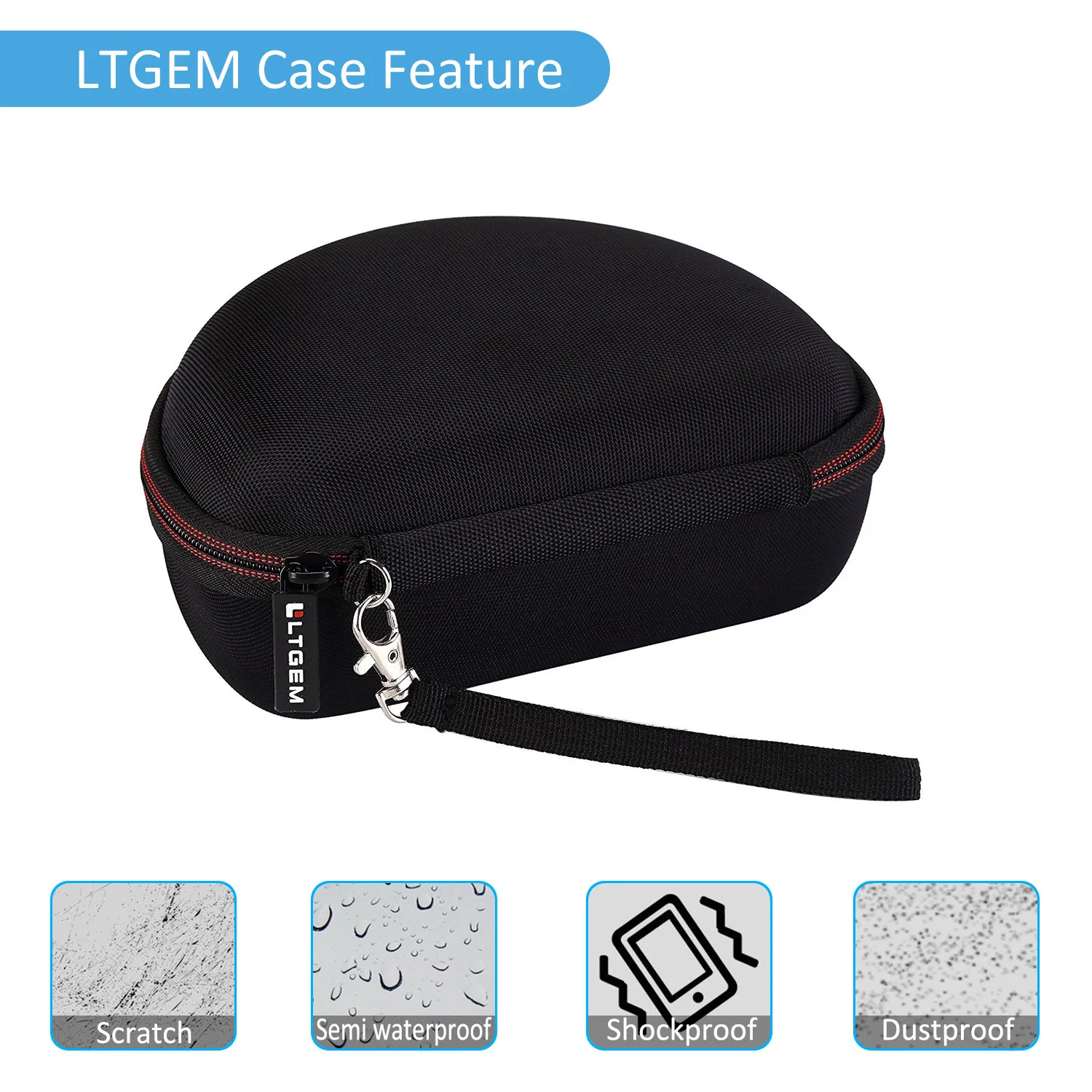 Protective Hard Case for Sony MDR7506 Headphones 3 Protective Hard Case for Sony MDR7506 Headphones - Image 3
