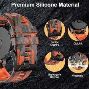 Garmin Fenix 6/7 Pro QuickFit Silicone Strap 31 S53d05817af2e49c0a2a5a84c07f87654Y