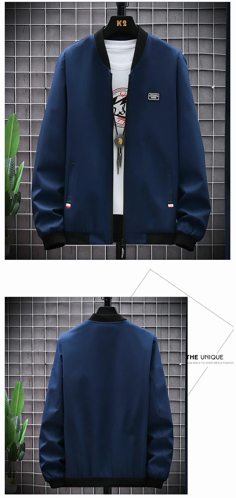 Men's Spring Autumn Lightweight Windbreaker Jacket 5 Men's Spring Autumn Lightweight Windbreaker Jacket - Image 5
