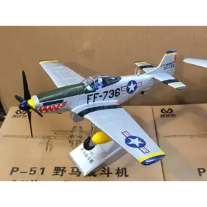 Diecast P-51 Mustang Fighter Model 1/48 Scale 7 S5492cf7fa795446f86e58a4e2a777359s