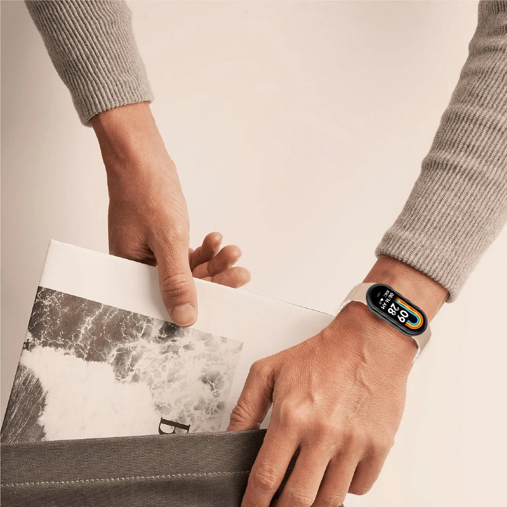 Magnetic Silicone Strap for Xiaomi Mi Band 8 and 9 6 Magnetic Silicone Strap for Xiaomi Mi Band 8 and 9 - Image 6