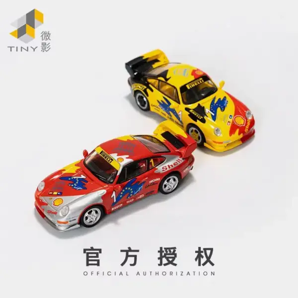 Sparky X Tiny 1:64 Porsche Racing Car Set - Image 25