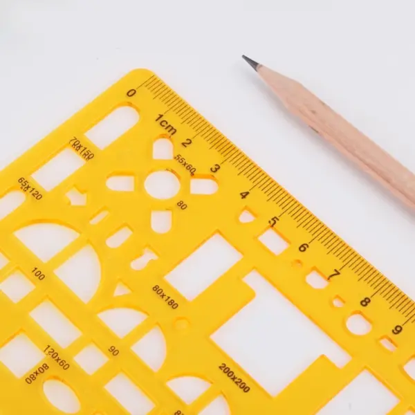 K Resin Geometric Template Ruler Stencil - Image 4