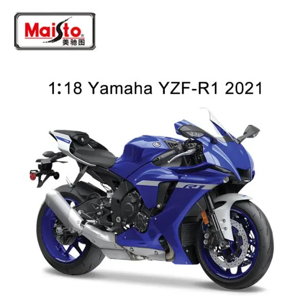 Yamaha MT-07 & Mt10 1:18 Diecast Model Set - Image 2