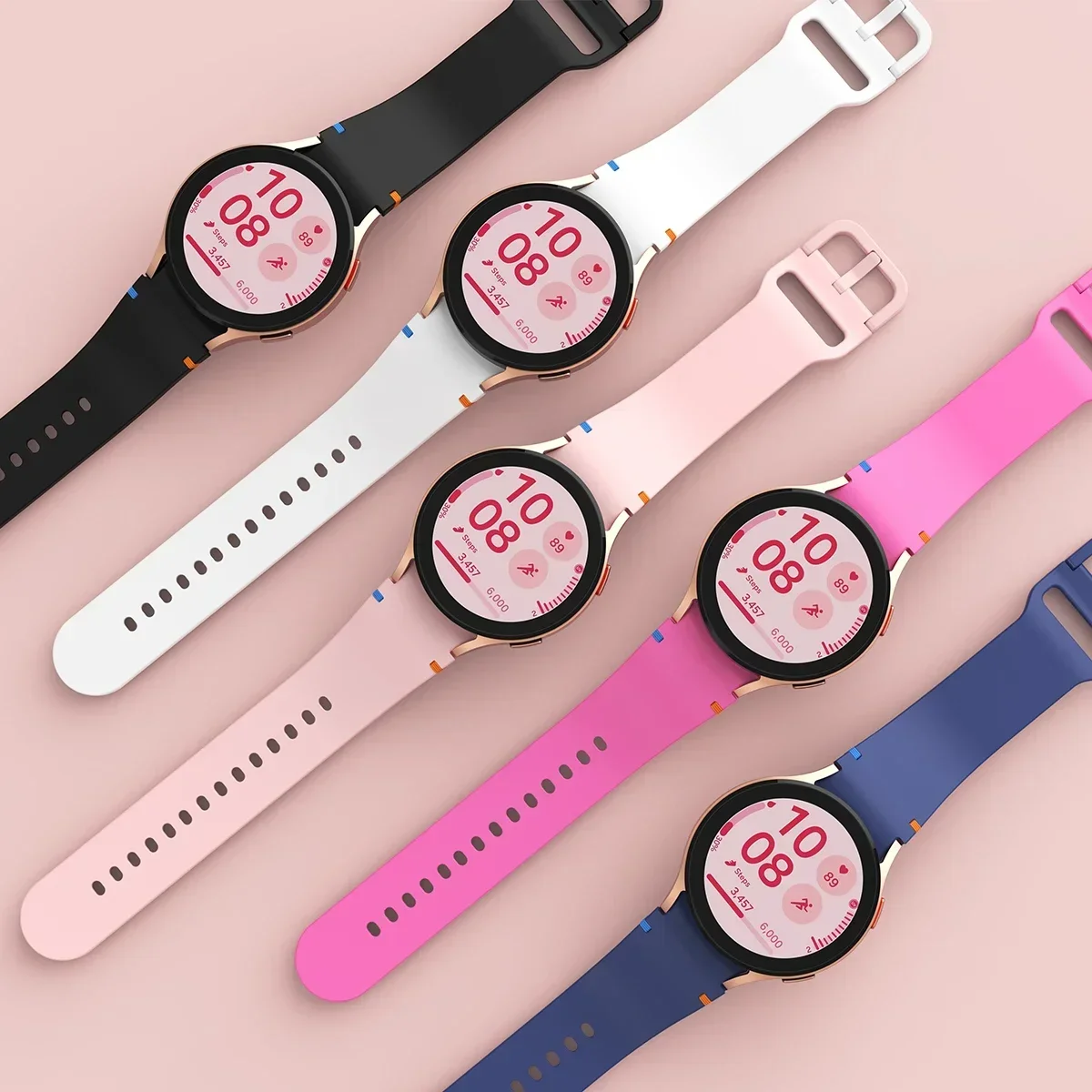 20mm Silicone Strap for Samsung Galaxy Watch Models 3 20mm Silicone Strap for Samsung Galaxy Watch Models - Image 3