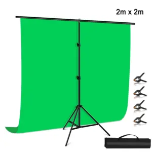 2x2m Green Screen Photo Studio Setup Kit