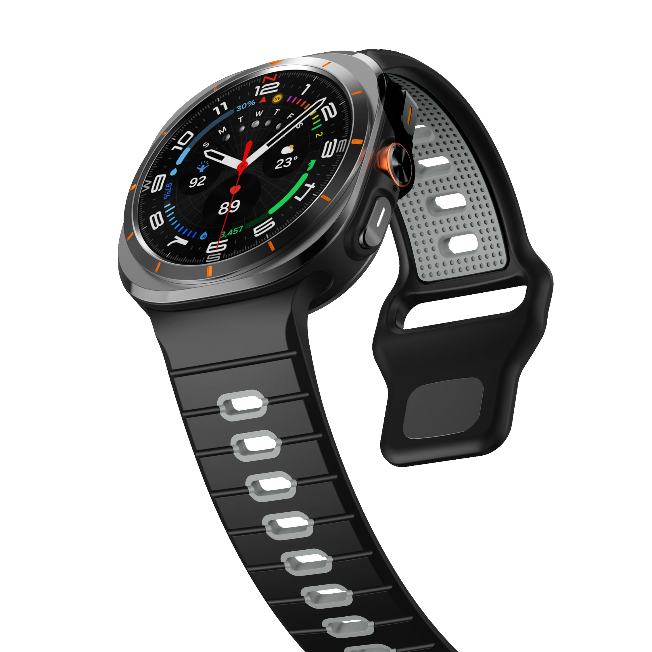 Two-Tone Silicone Strap for Galaxy Watch Ultra 11 Two-Tone Silicone Strap for Galaxy Watch Ultra - Image 11