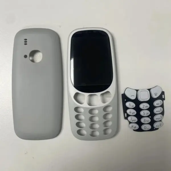 Full Housing Kit for Nokia 3310 2G with Face Frame and Keyboard - Image 4