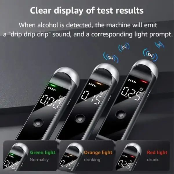 Digital Breath Alcohol Tester Breathalyzer for Car and Home - Image 4