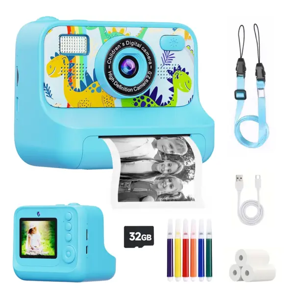 Kids Instant Print Digital Camera with 32G Storage - Image 7
