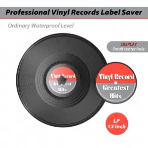 Waterproof Record Label Saver for 12-Inch Vinyl 9 S572b1f5e67ea48308ea94d56e3c11649T