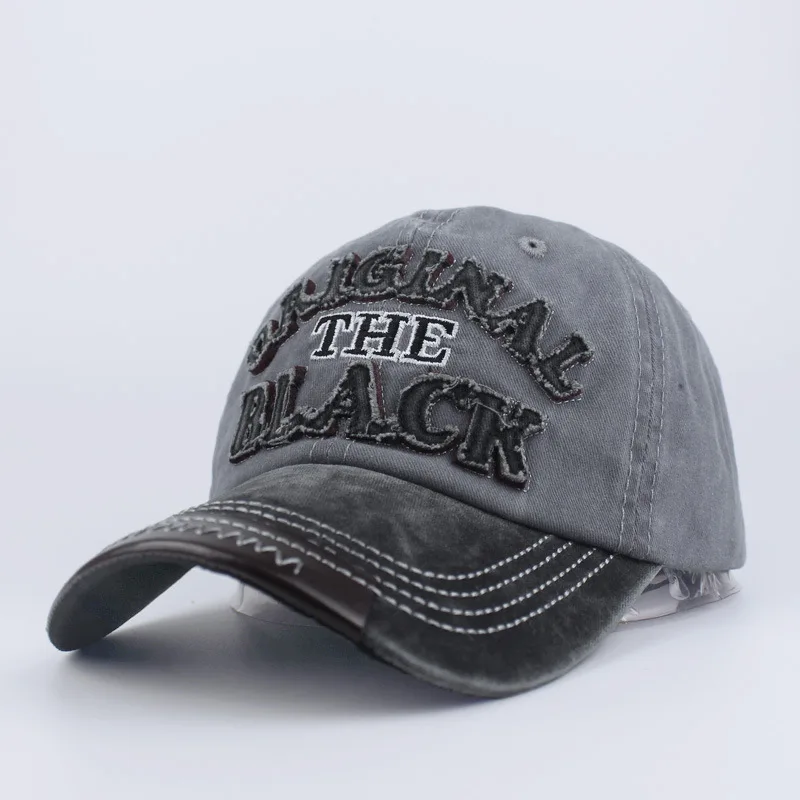 Retro Letter Embroidery Baseball Cap for All Seasons 7 Retro Letter Embroidery Baseball Cap for All Seasons - Image 7