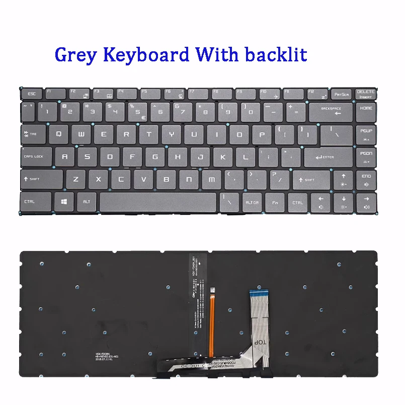 MSI Laptop Keyboard Replacement for GS65 P65 GF63 5 MSI Laptop Keyboard Replacement for GS65 P65 GF63 - Image 5