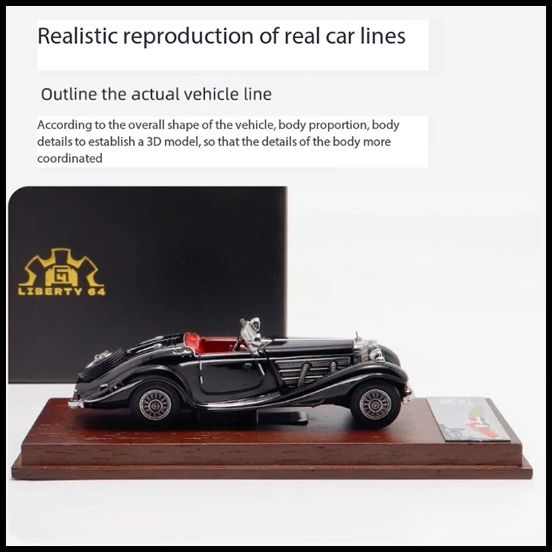 Liberty Diecast 1:64 Scale Vintage Convertible 4 Liberty Diecast 1:64 Scale Vintage Convertible - Image 4