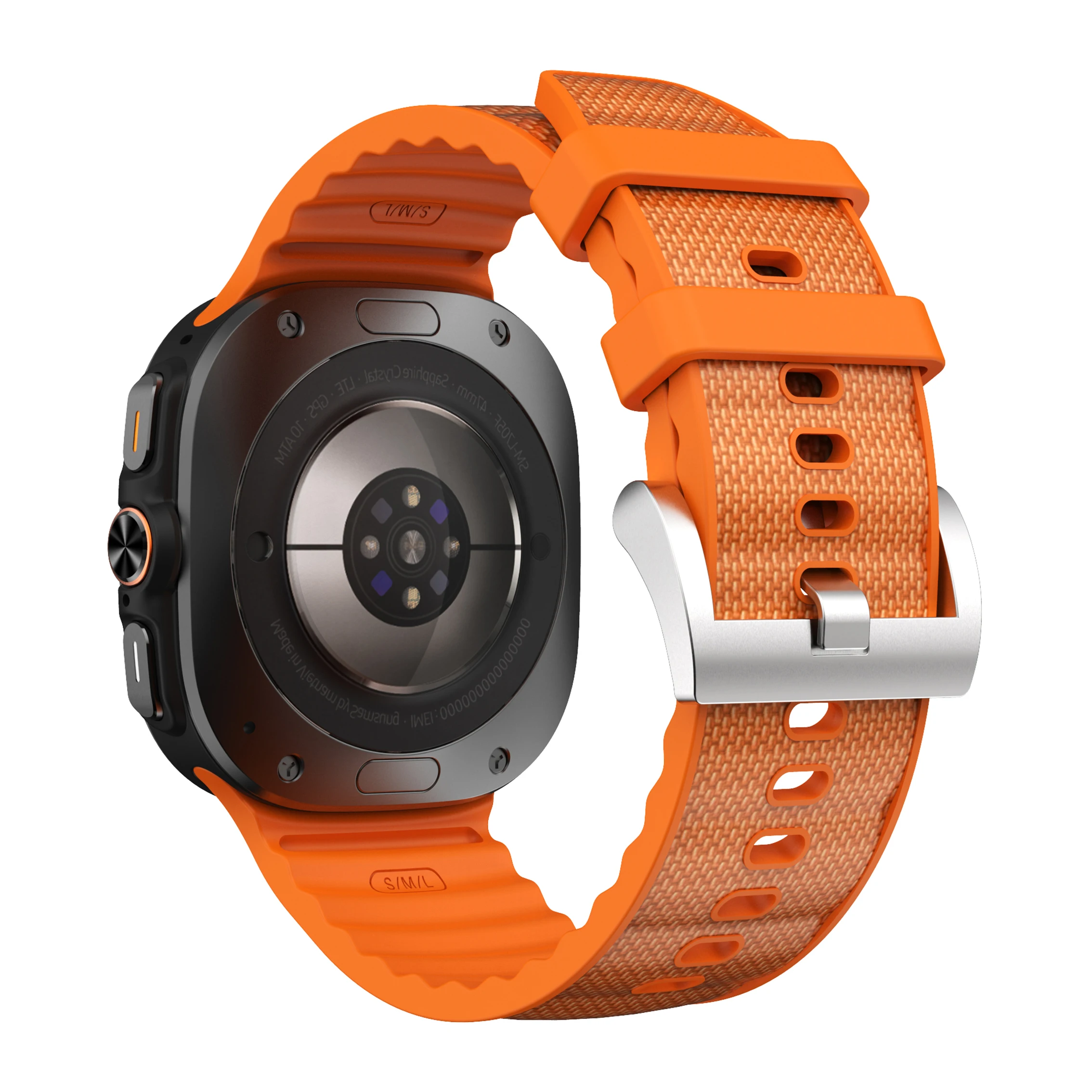 Nylon Silicone Strap for Samsung Galaxy Watch Ultra 9 Nylon Silicone Strap for Samsung Galaxy Watch Ultra - Image 9