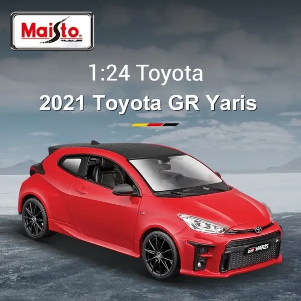 Maisto 1:24 Toyota Yaris Diecast Alloy Model - Image 2