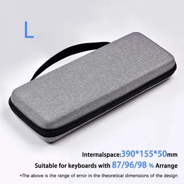 EVA Hard Shell Mechanical Keyboard Case Gray - Image 8
