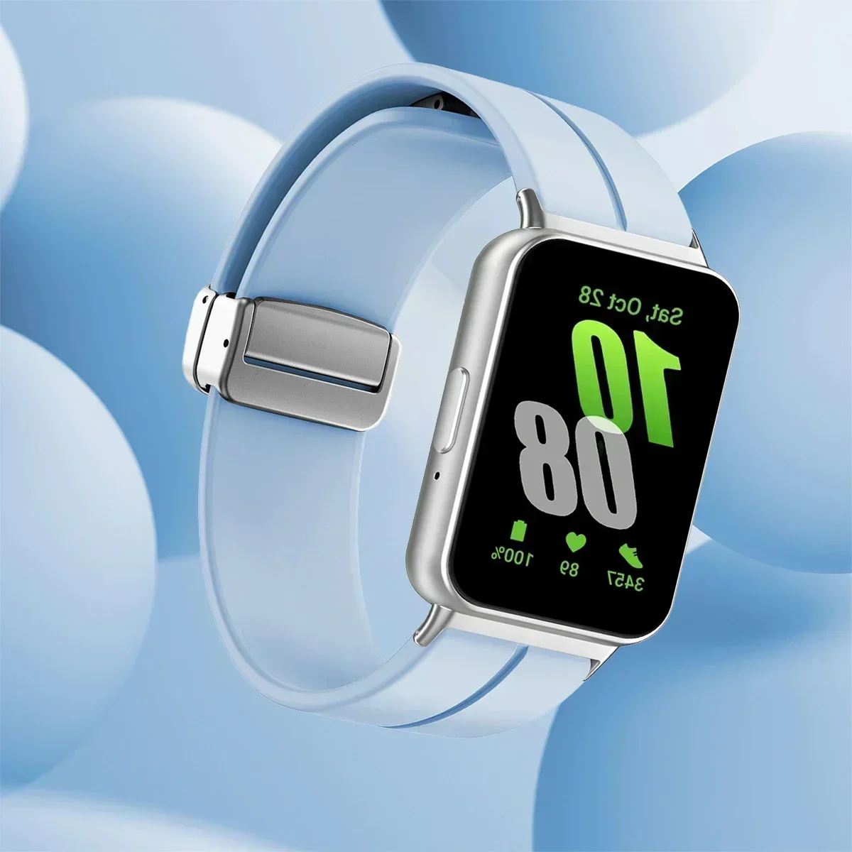 Silicone Strap for Samsung Galaxy Fit 3 SSB0714 4 Silicone Strap for Samsung Galaxy Fit 3 SSB0714 - Image 4