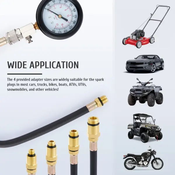 Engine Compression Tester Kit with Adapters - Image 6