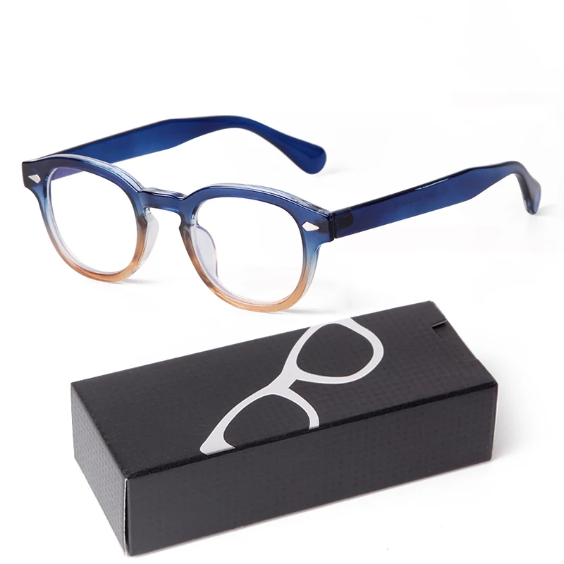 Gradient Blue Round Sunglasses for Adults S22728 32 Gradient Blue Round Sunglasses for Adults S22728 - Image 32