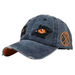 Unisex Washed Cotton Baseball Cap with Eagle Embroidery 15 S57da497886ad4033807a2e7b80d6bc54Q