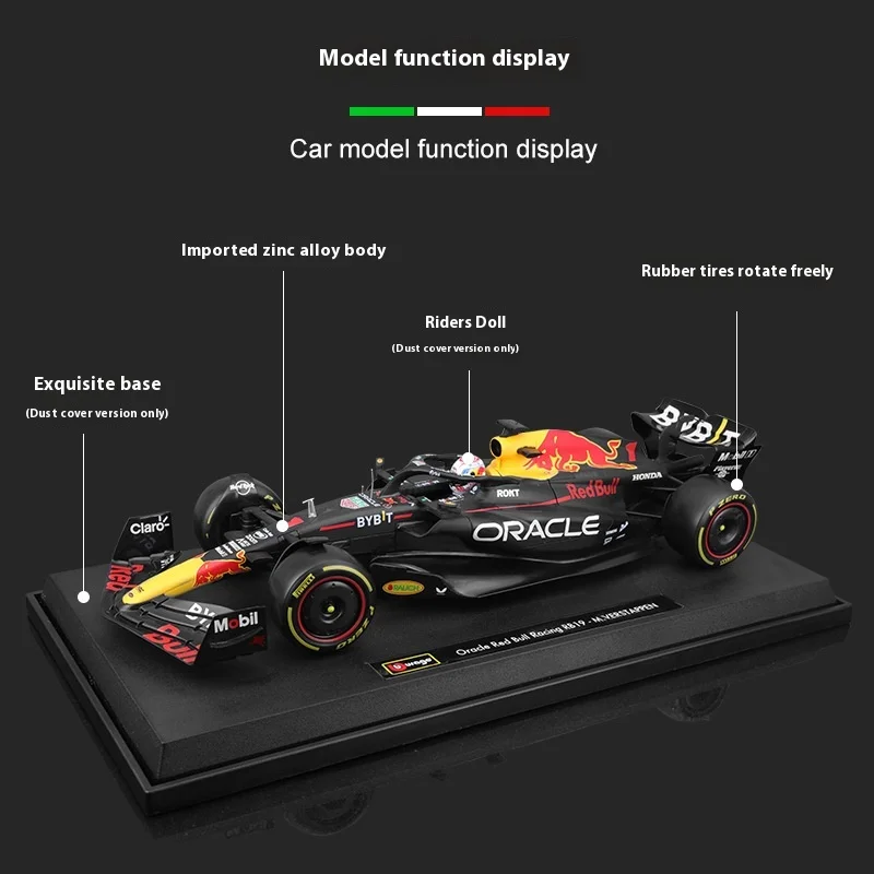 In Stock 1:18 Bburago Red Bull RB19 F1 Model Car 4 In Stock 1:18 Bburago Red Bull RB19 F1 Model Car - Image 4
