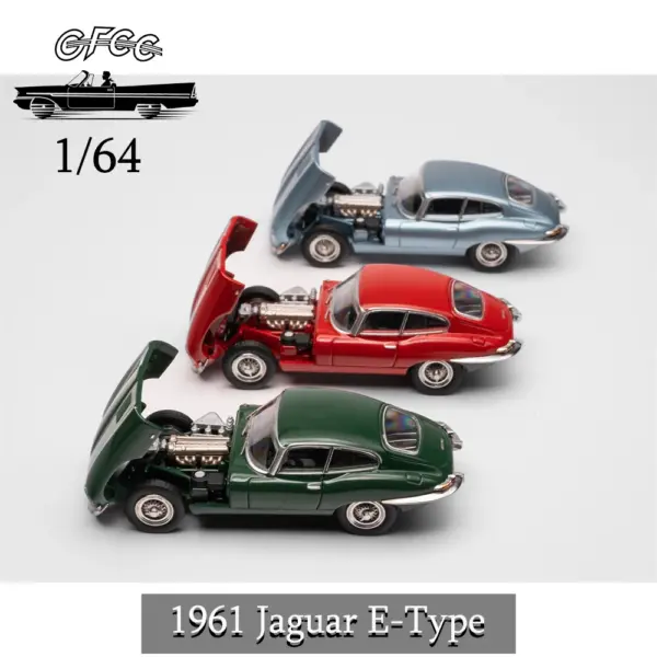 GFCC 1/64 Scale 1961 Jaguar E-Type Model Set - Image 6