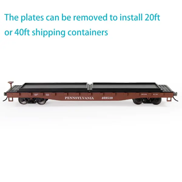 Evemodel HO Scale 52ft Flat Car C8741 - Image 13