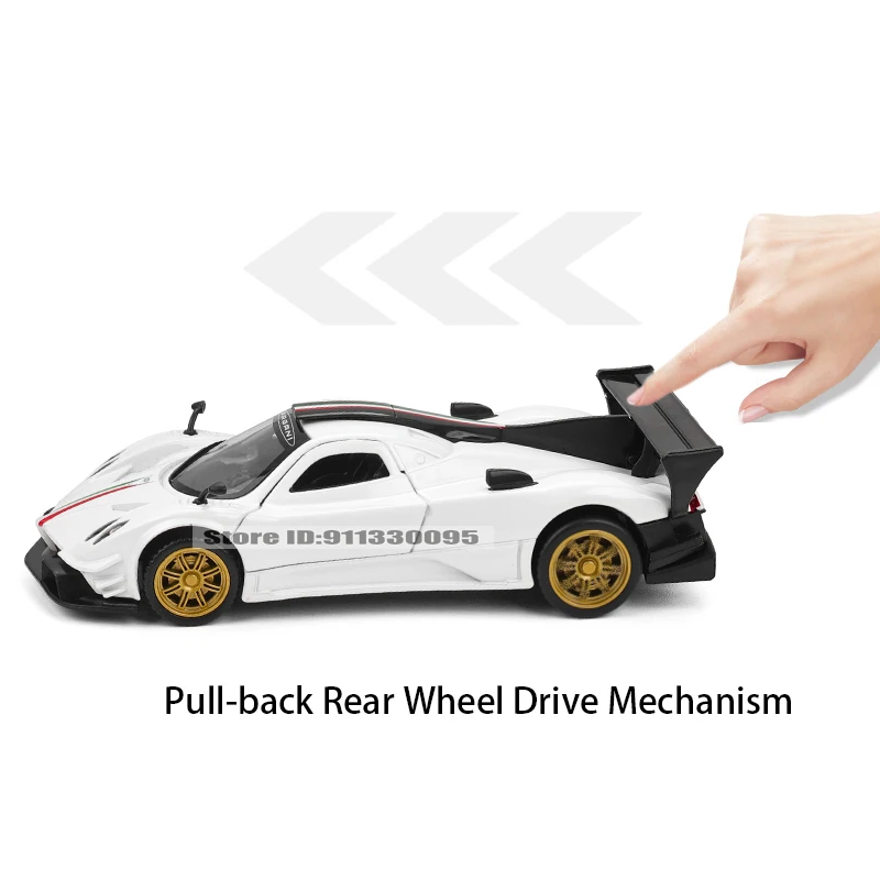 MSZ 5-inch Pagani Zonda Alloy Car Model 6 MSZ 5-inch Pagani Zonda Alloy Car Model - Image 6