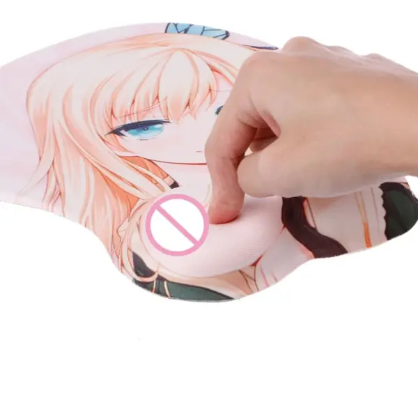 3D Silicone Anime Mouse Pad with Wrist Support - Image 3