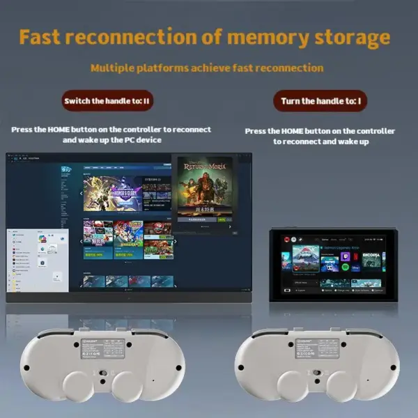 AOLION Wireless Bluetooth Gamepad Controller for PC - Image 4