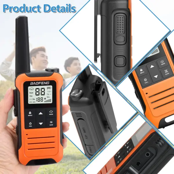 2PCS Baofeng F22 Portable Walkie Talkie Set - Image 4