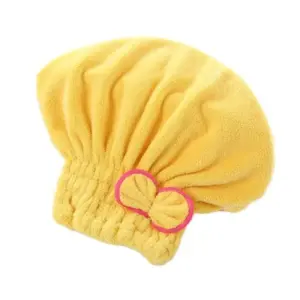 Microfiber Hair Drying Towel with Bowknot Cap 18 S59a6a65f2b1f40cebfb10780607788e6C