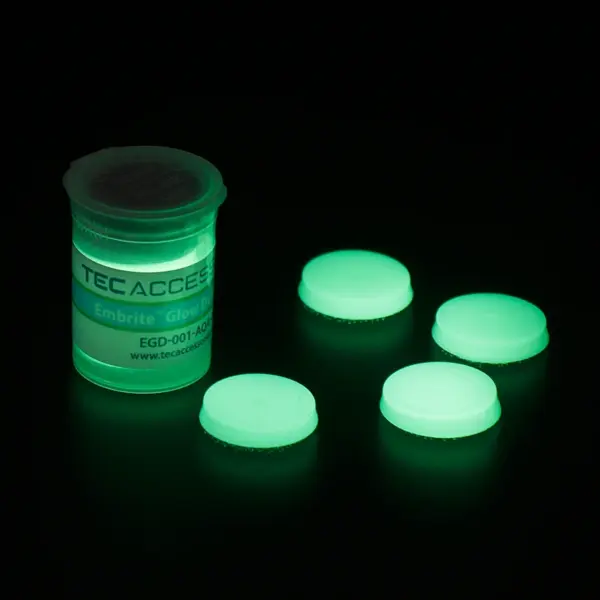 Embrite Glow Dots 4-Pack Glow-in-the-Dark Patches - Image 2