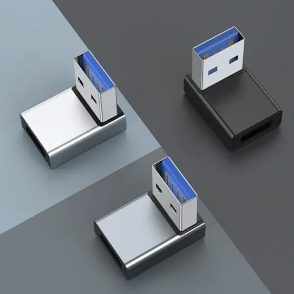 USB C 90 Degree Angled Adapter for Laptops - Image 4