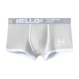 Men's Cotton Boxer Shorts with Letter Belt 18 S5a7874f2d1d0499e8d695ca48415eeeaV