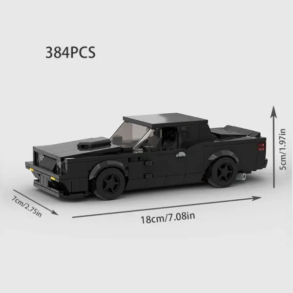 Stylized Building Block Toy Car - Image 25